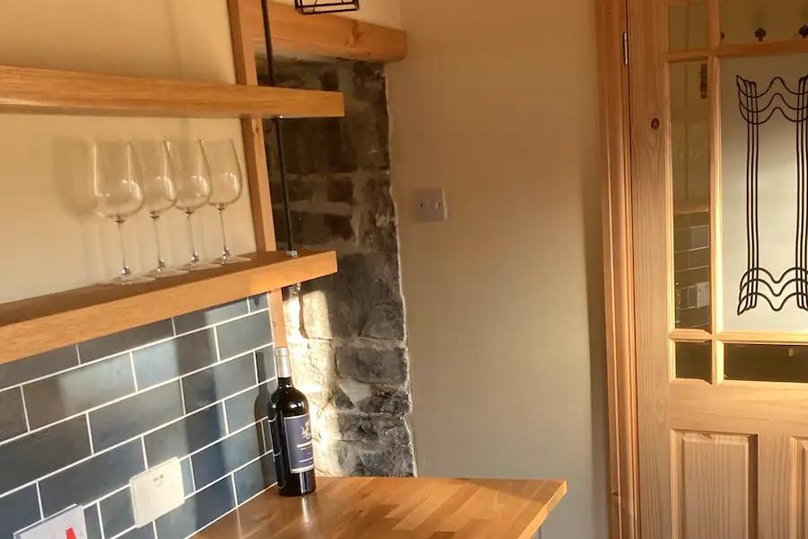 Kitchen at  Glan Yr Afon