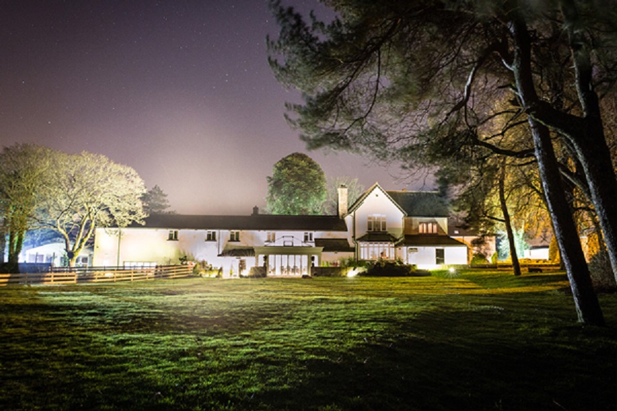 Llechwen Hall  under the stars