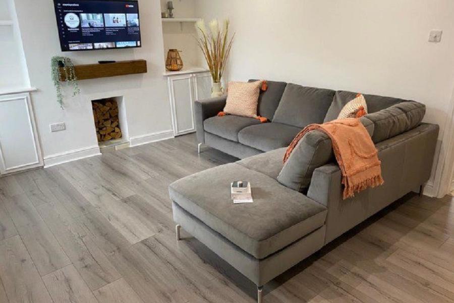 Living room at Rhondda Tunnel Cottage