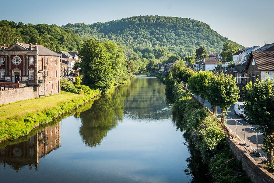 View from Pontypridd Museum