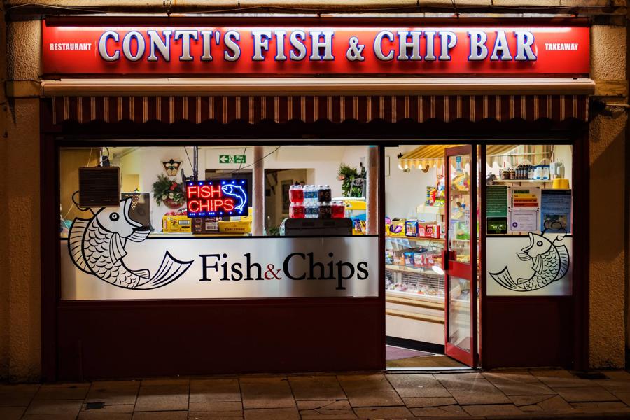 Conti's fish and chip bar