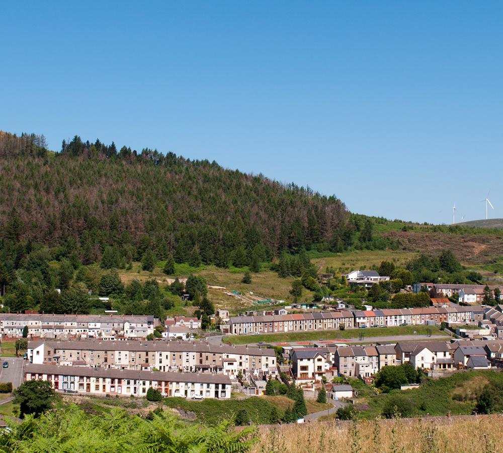 Views from the Bwich - Terraced Housing - Rhondda-2