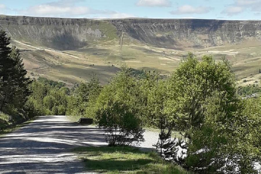 Cwmparc basin view from Mynedd Maendy. Pic Alan Rowlands